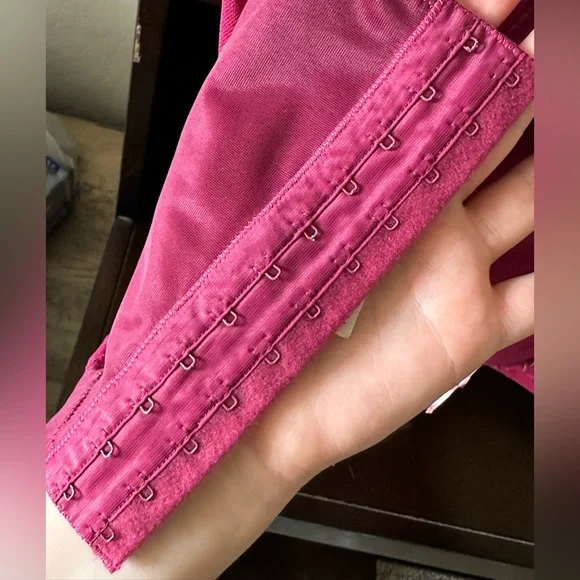 Beautiful Pink Corset Top with Floral Embroidery - Picture 11 of 14